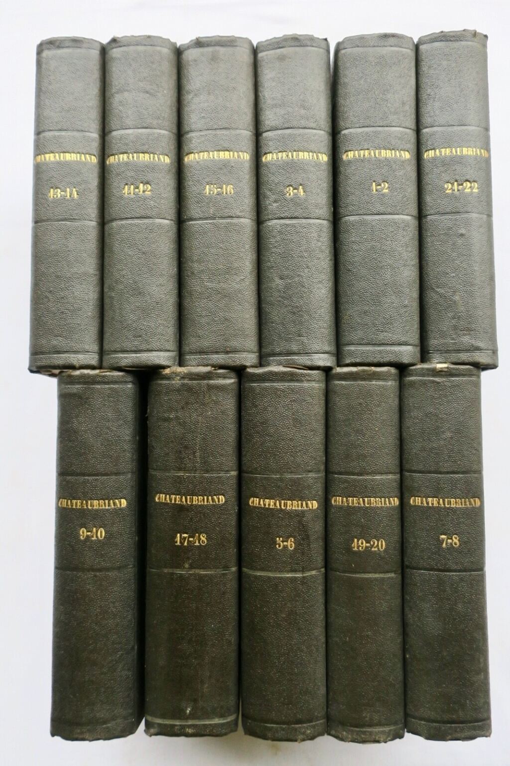 Chateaubriands Gesamtwerk, seltene Ausgabe 1826-31