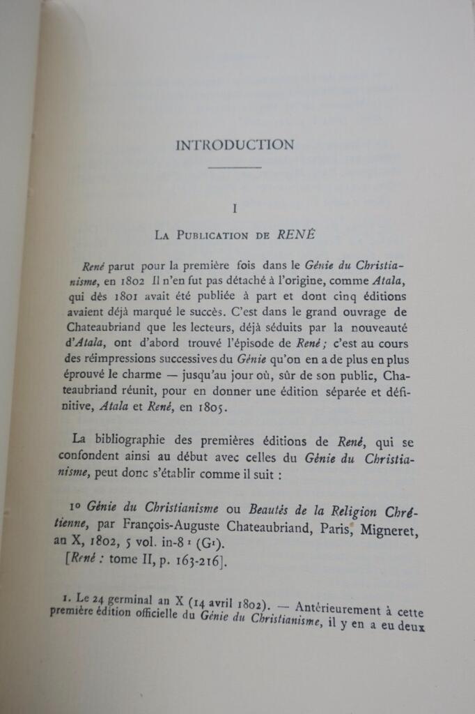 CHATEAUBRIAND RENE 1935