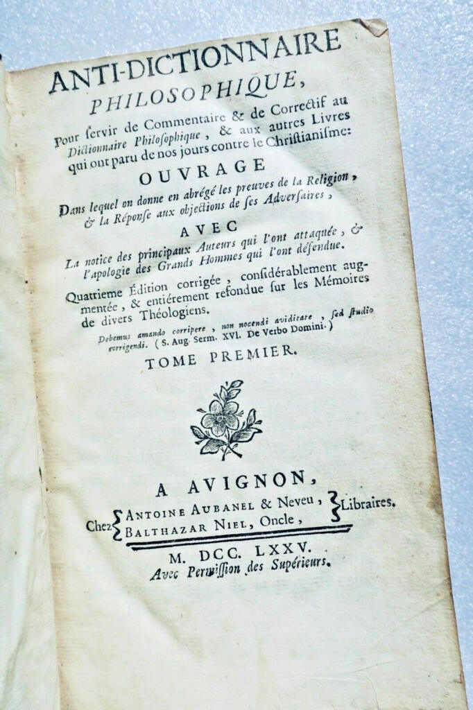 Philosophical Dictionary Commentary