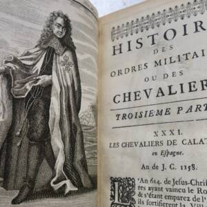 chevalier Histoire des ordres militaires ou des chevaliers 1721