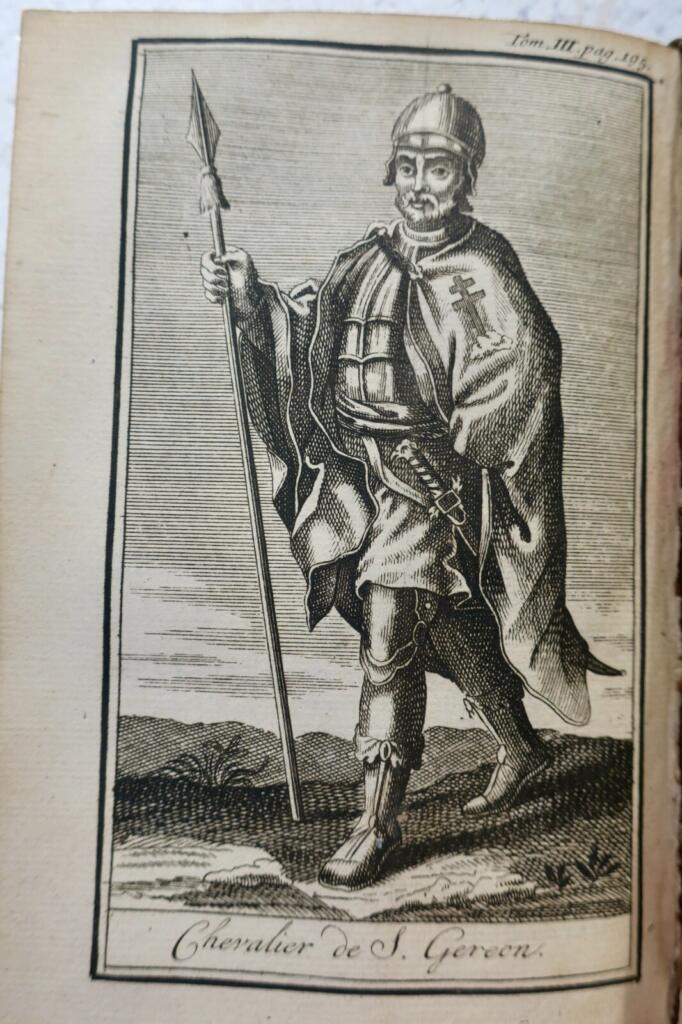 chevalier Histoire des ordres militaires ou des chevaliers 1721