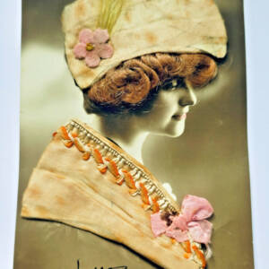 cheveux carte poste à cheveux (authentique)