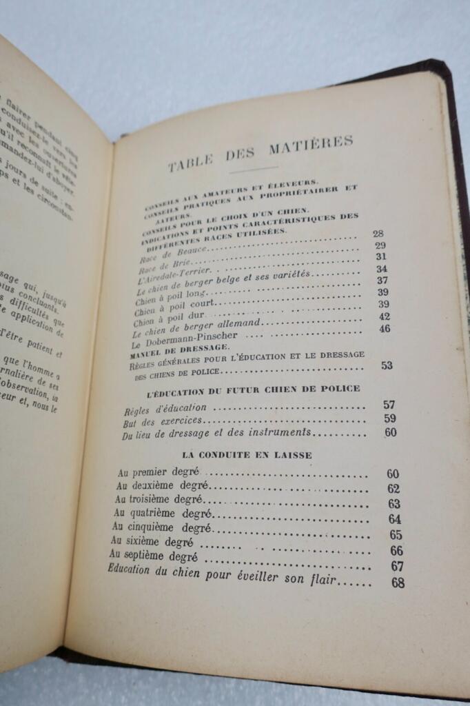 Police Dog Training Manual, circa 1920