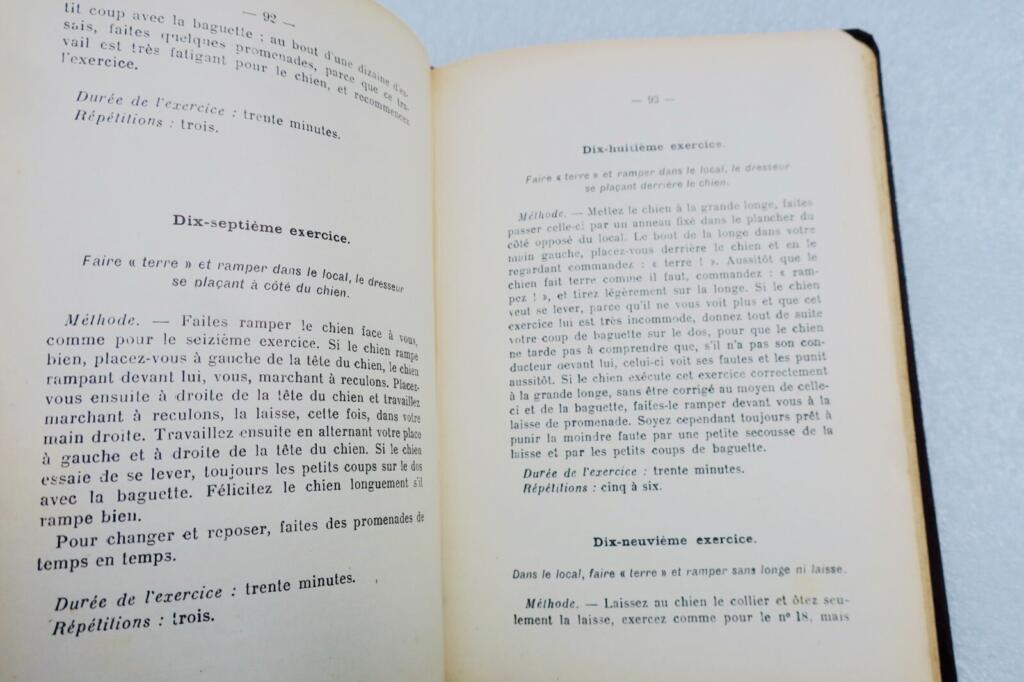 Police Dog Training Manual, circa 1920