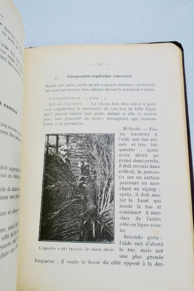 Police Dog Training Manual, circa 1920
