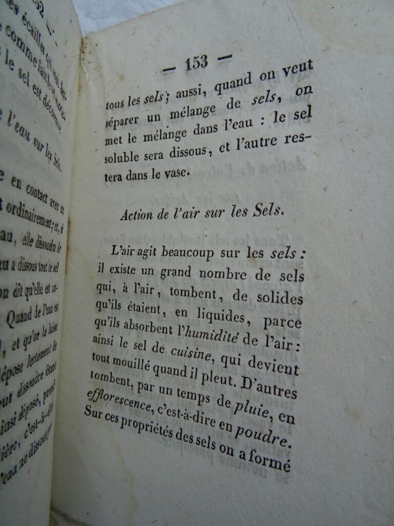 Chimie élémentaire 1838
