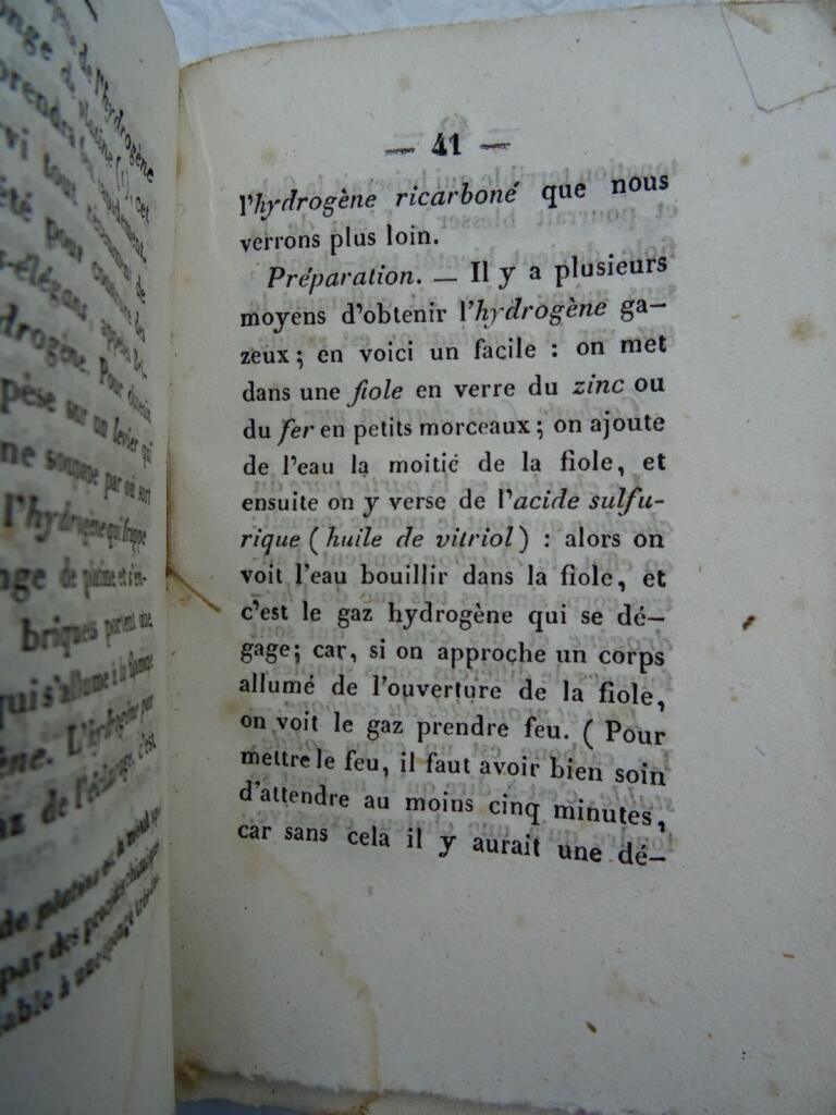 Chimie élémentaire 1838