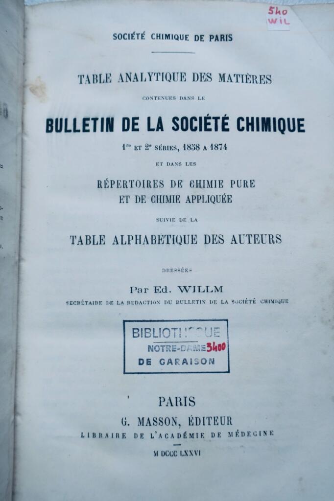Analytical Chemistry Index 1858–1874