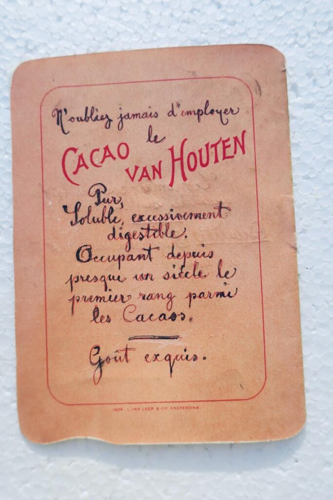 chocolat album van Houten pour apprendre le dessin 140 x 100 mm.