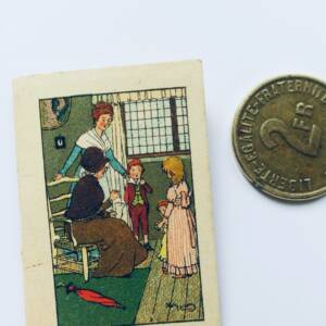 CHOCOLAT FOUCHER calendrier 1913 MINI 58 x 39 mm. CHOCOLAT FOUCHER