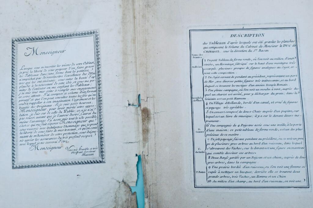 Sammlung von Radierungen von Choiseul