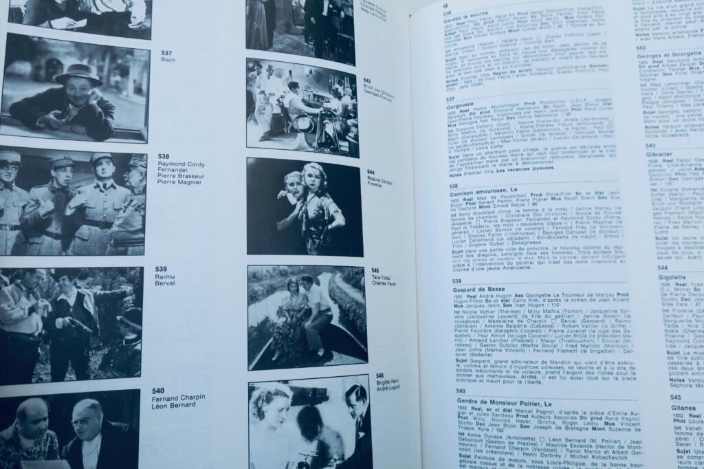 Französische Spielfilme 1929-1939