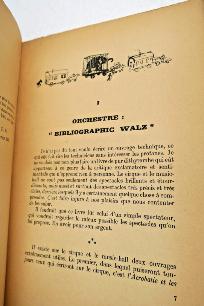 CIRQUE ET LE MUSIC-HALL. Illustré par G. Annenkoff Au Sans Pareil
