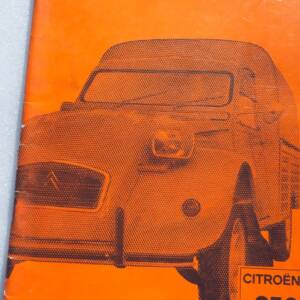 CITROEN 250-400 temps de facturation mécanique Automobiles