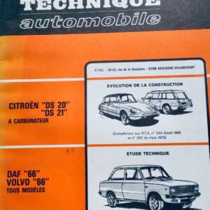 citroën DS 20, DS 21 DAF 66 VOLVO 66 1975