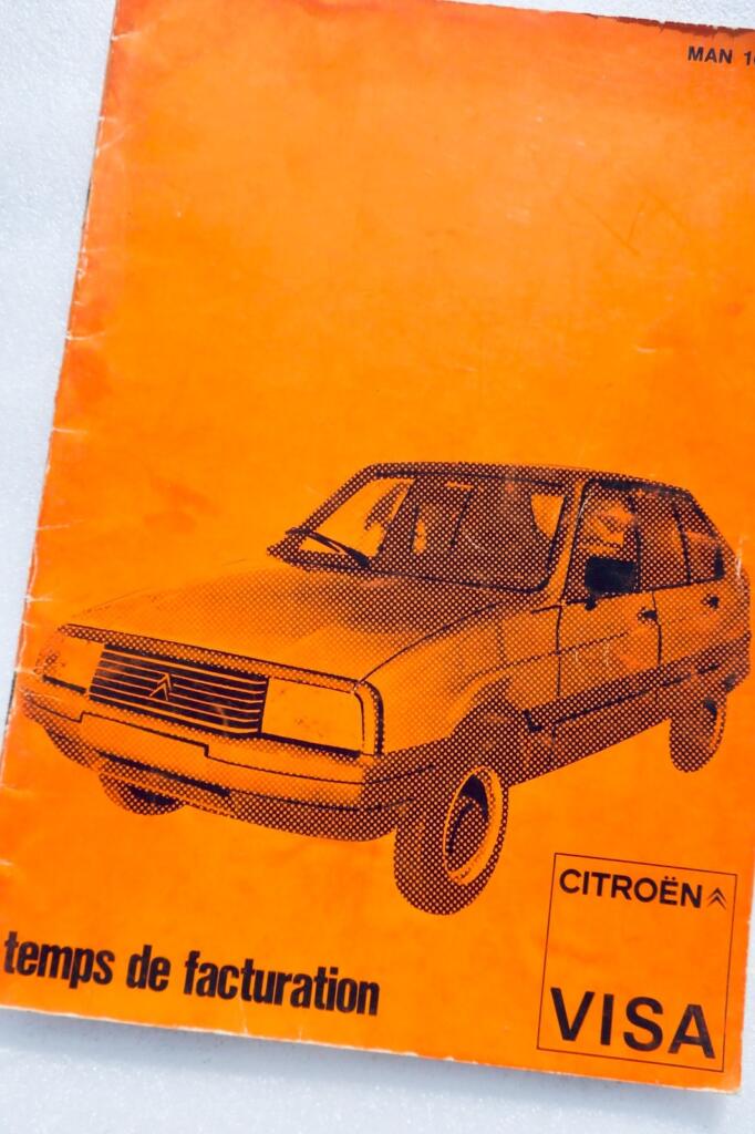 CITROEN VISA temps de facturation mécanique Automobiles