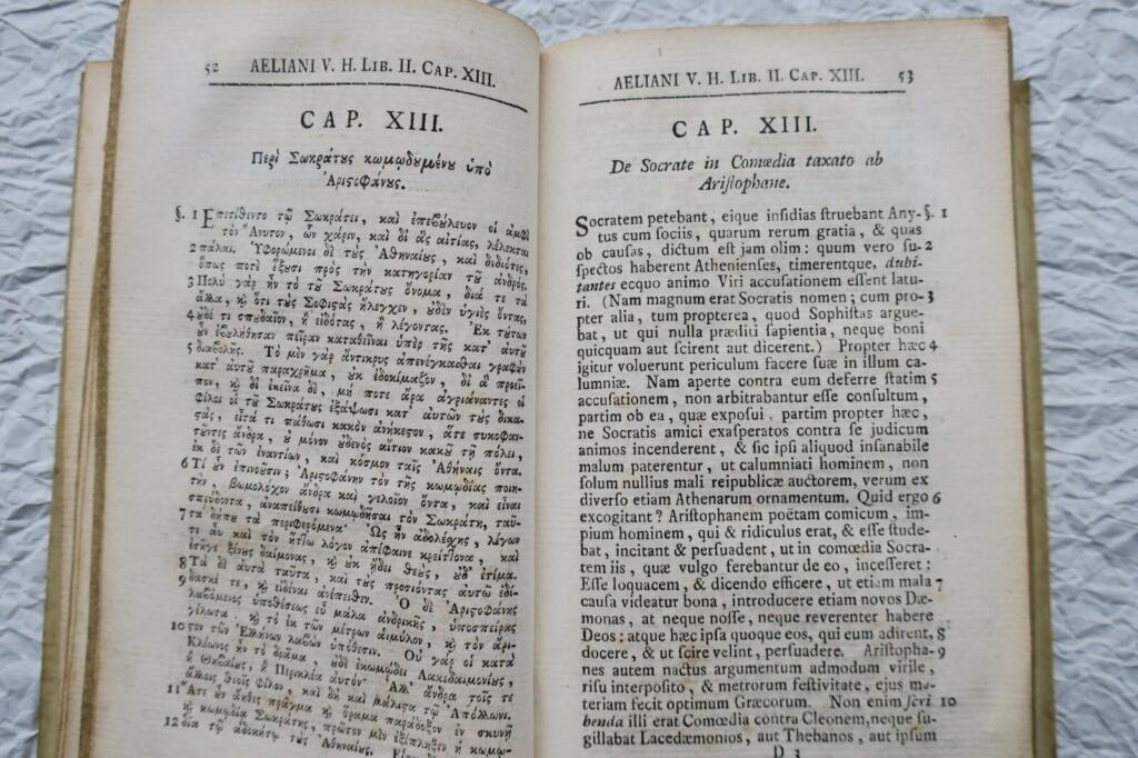 Cl. Aeliani sophistae variae historiae. Libri XIV 1774