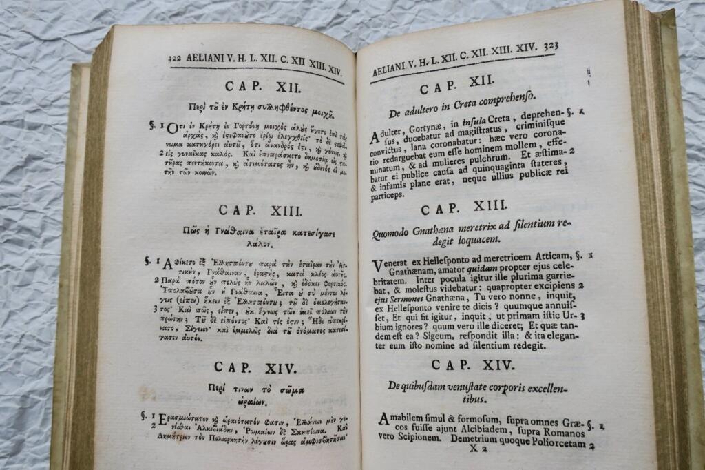 Cl. Aeliani sophistae variae historiae. Libri XIV 1774