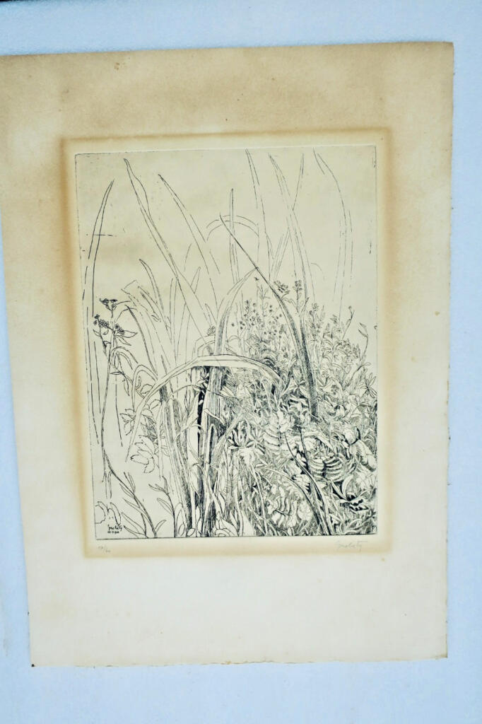 克劳德·格罗贝提签名版画