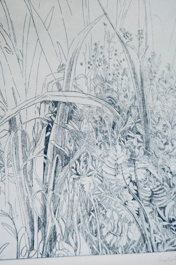 克劳德·格罗贝提签名版画