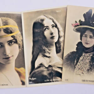 Cléo de Mérode 3 CPA originales