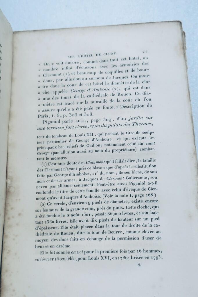 Cluny Notices sur l’hôtel de Cluny et sur le Palais des Thermes
