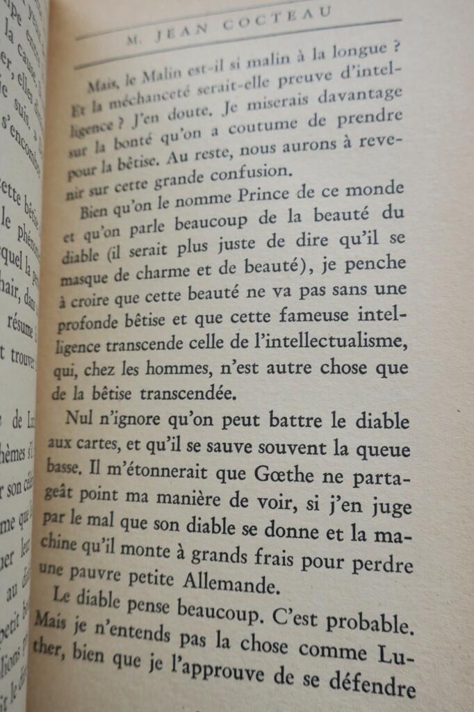 Cocteau's Academy Reception Discourse
