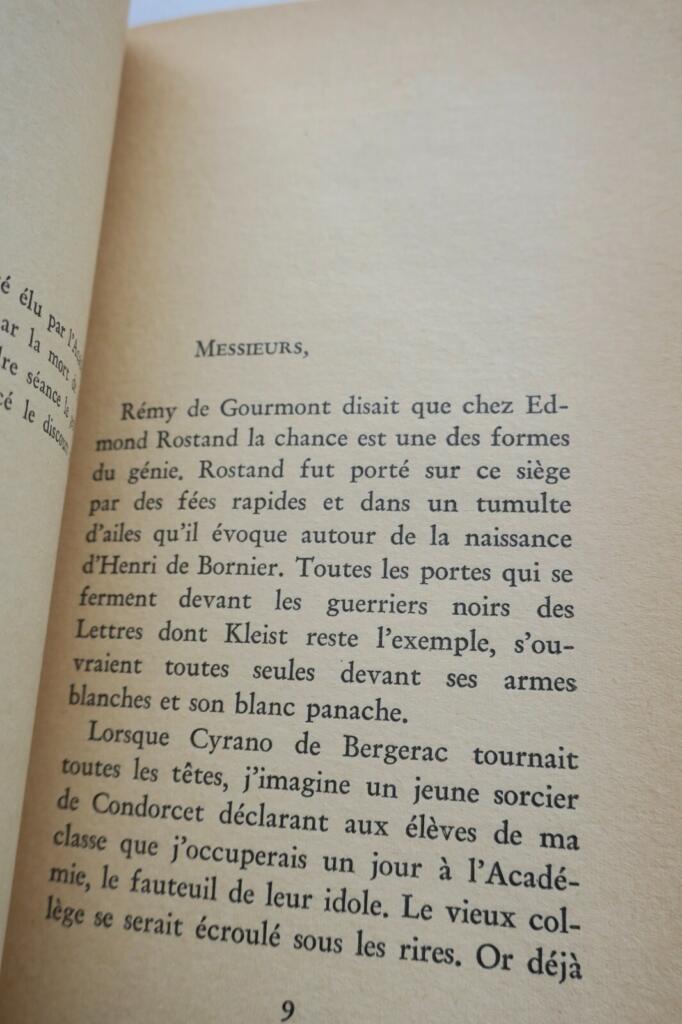 Cocteau's Academy Reception Discourse