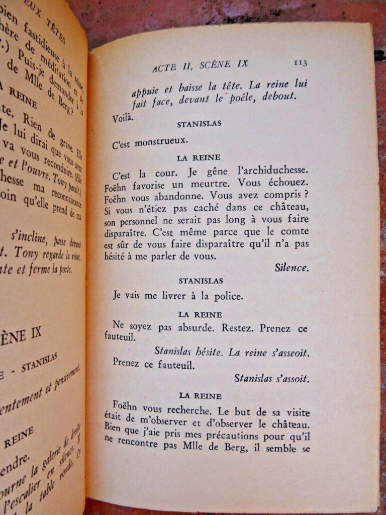 Cocteau Gedichte, Thomas der Betrüger, Der zweiköpfige Adler
