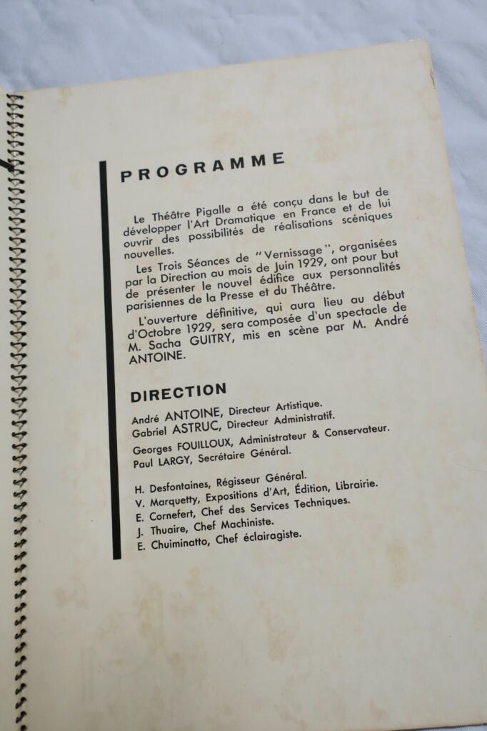 Beleuchtung und Technik des Théâtre Pigalle