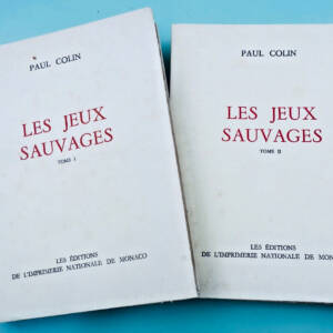 COLIN (Paul) Les jeux sauvages