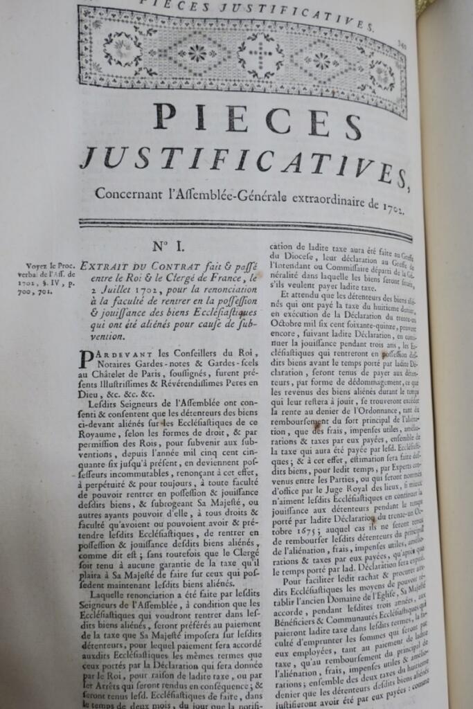 French Clergy General Assemblies Minutes (1560-1754)
