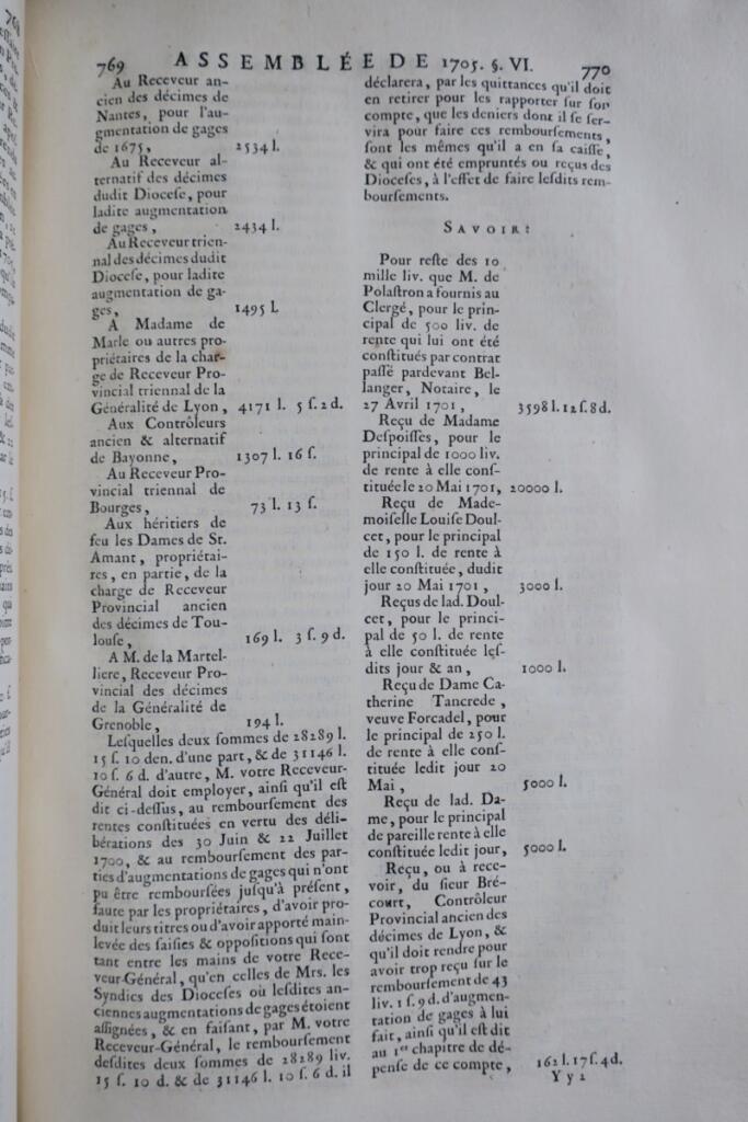 French Clergy General Assemblies Minutes (1560-1754)
