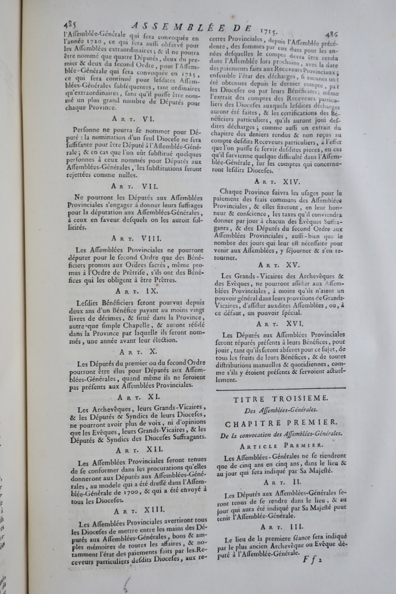 Collection Des Procès-verbaux Des Assemblées-générales Du Clergé De France De... – Image 5