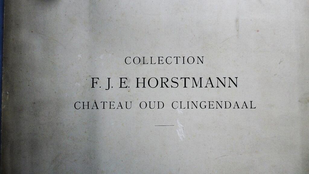 Auktionskatalog der Horstmann-Sammlung (1929)