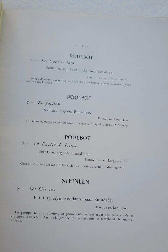 Gemälde und Pastelle von Forain, Steinlen, Willette
