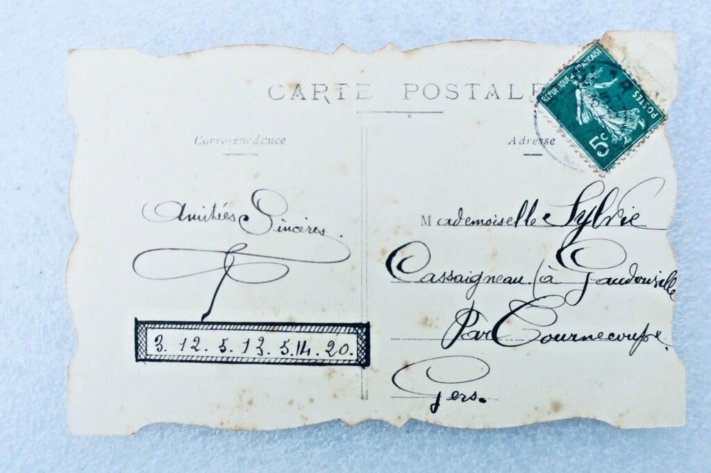 Colombe BELLE EPOQUE heureux anniversaire 1905
