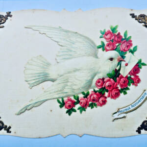 Colombe BELLE EPOQUE heureux anniversaire 1905