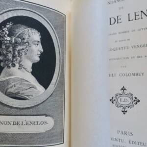 COLOMBEY CORRESPONDANCE AUTHENTIQUE DE NINON DE LENCLOS 1886