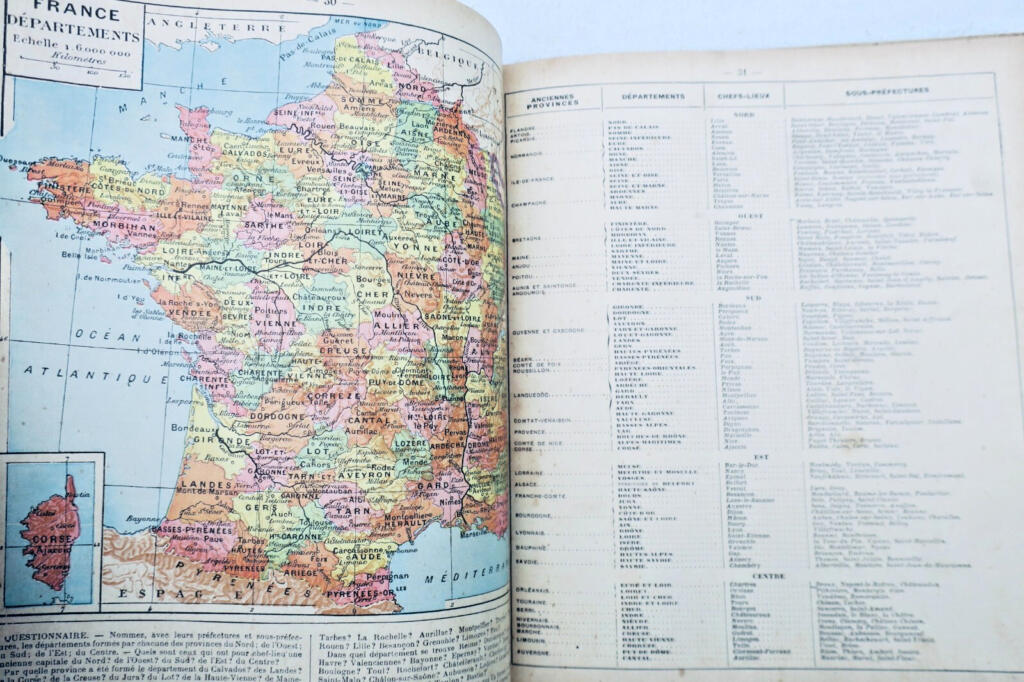 Colonies COURS DE GEOGRAPHIE METHODIQUE, LA FRANCE ET SES COLONIES 1910