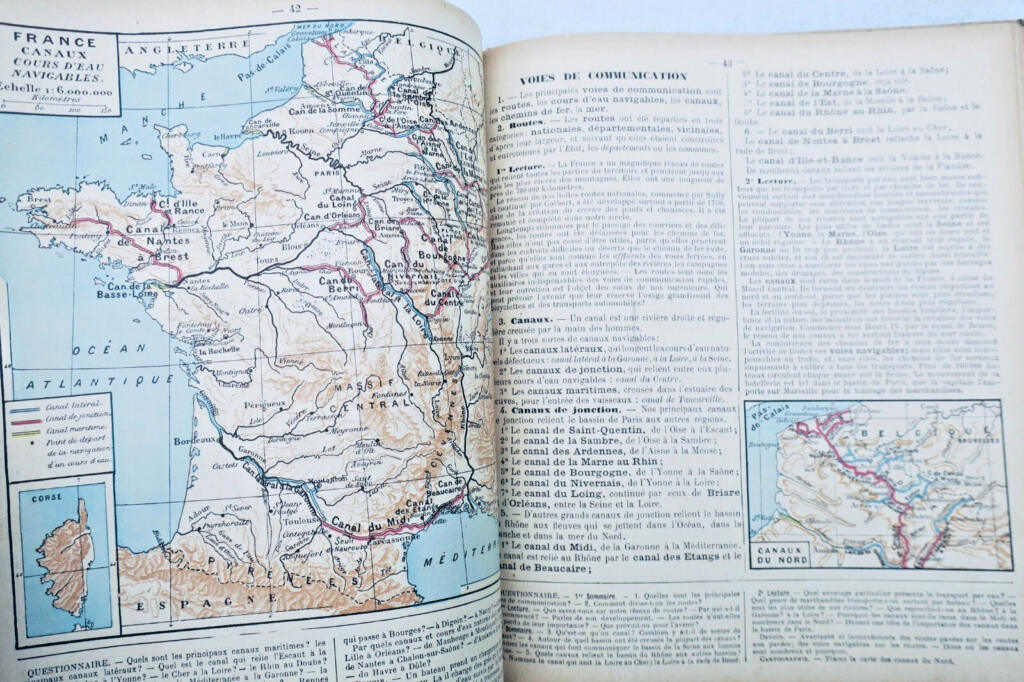 Colonies COURS DE GEOGRAPHIE METHODIQUE, LA FRANCE ET SES COLONIES 1910