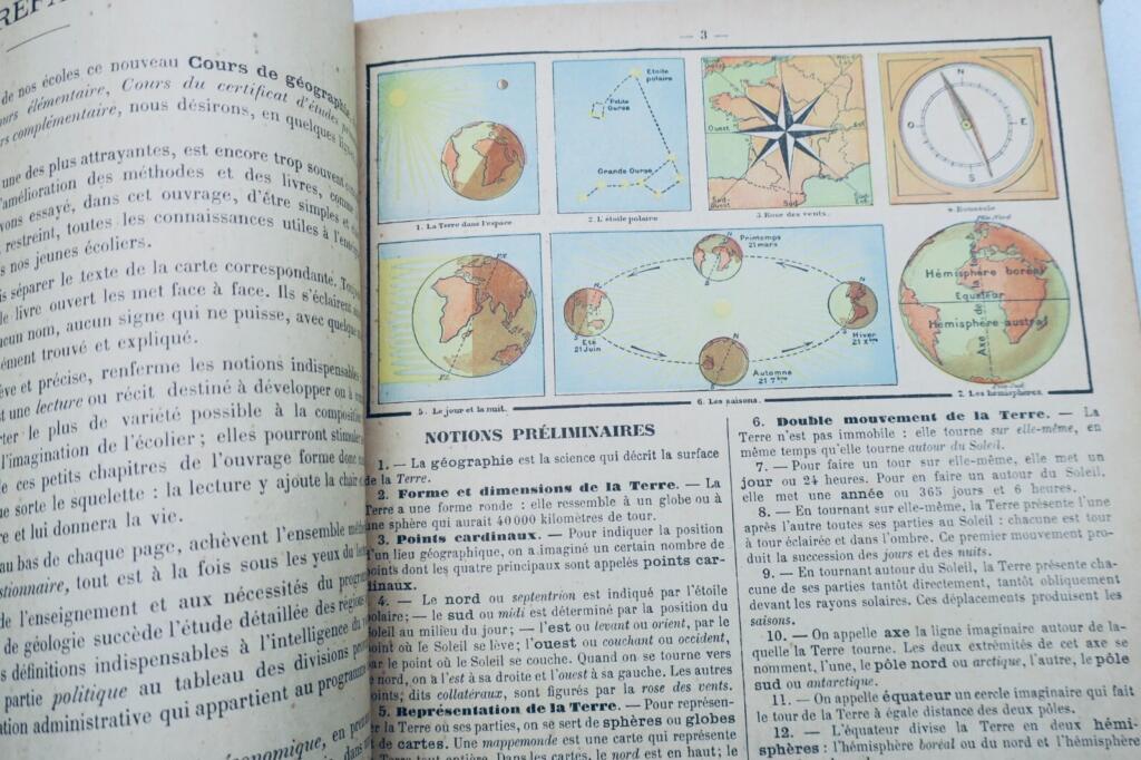 Colonies COURS DE GEOGRAPHIE METHODIQUE, LA FRANCE ET SES COLONIES 1910