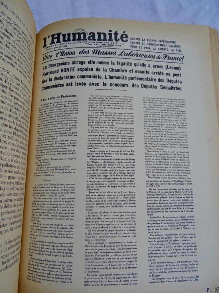 Französische Kommunisten im Sitzkrieg