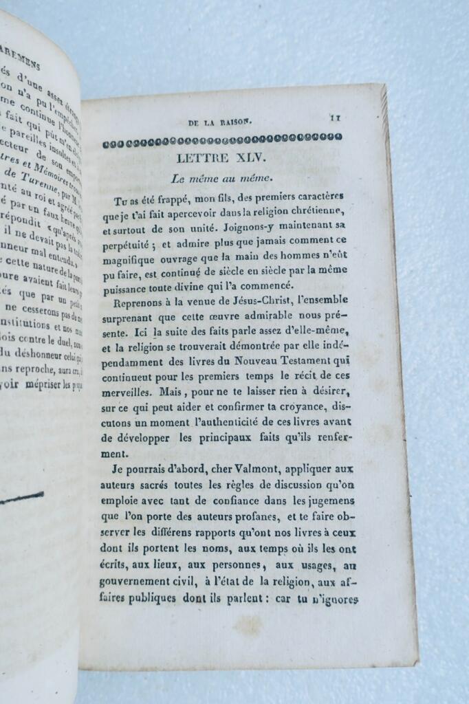 Valmonts moralischer Niedergang 1834
