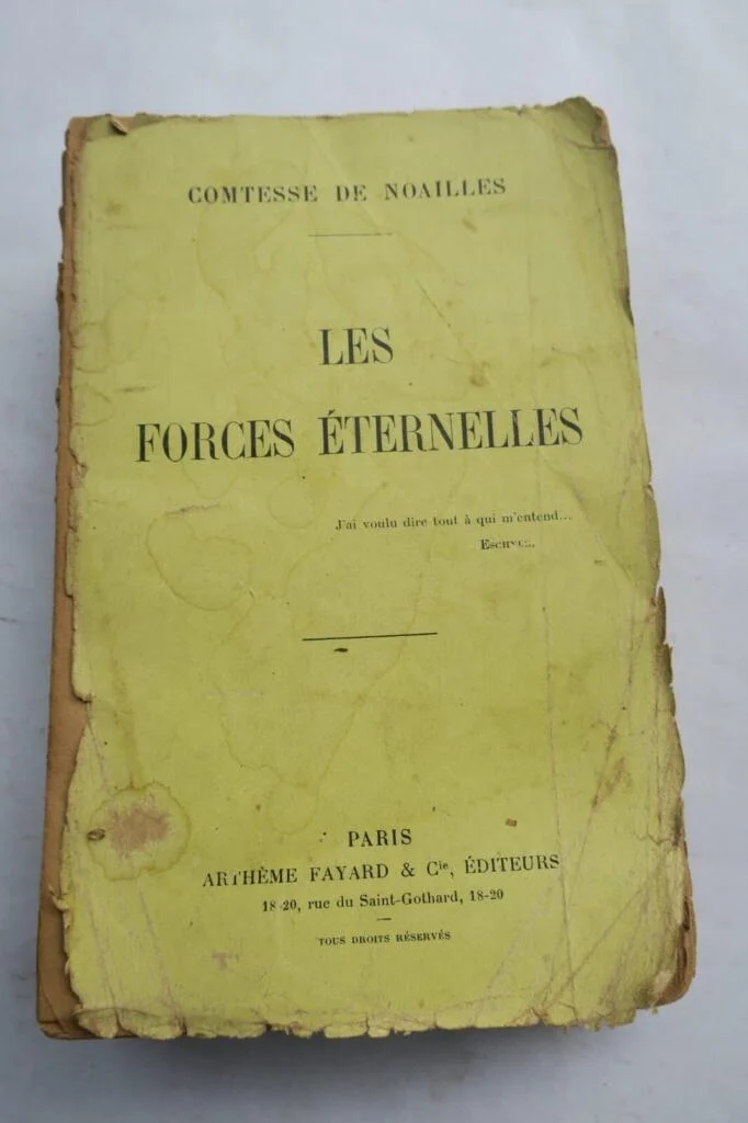 COMTESSE DE NOAILLES Les Forces éternelles + dédicace…