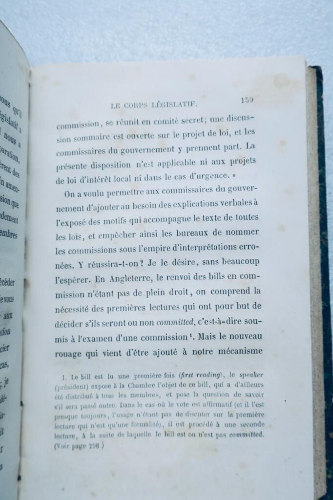 constitution Lettres sur la Constitution de 1852 France comparée à l&rsquo;Angleterre