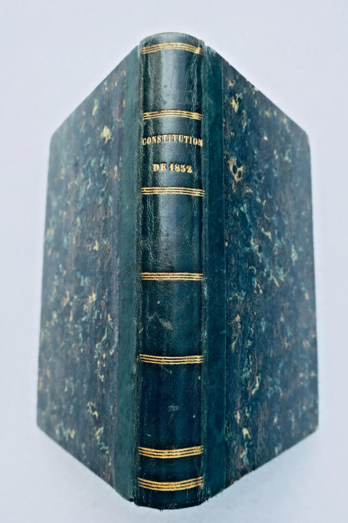 constitution Lettres sur la Constitution de 1852 France comparée à l&rsquo;Angleterre