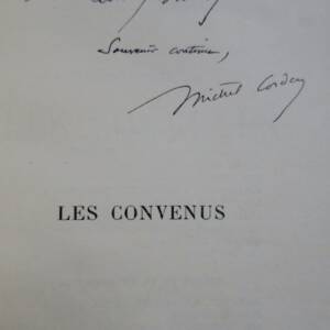 Corday, Michel Les Convenus dédicacé