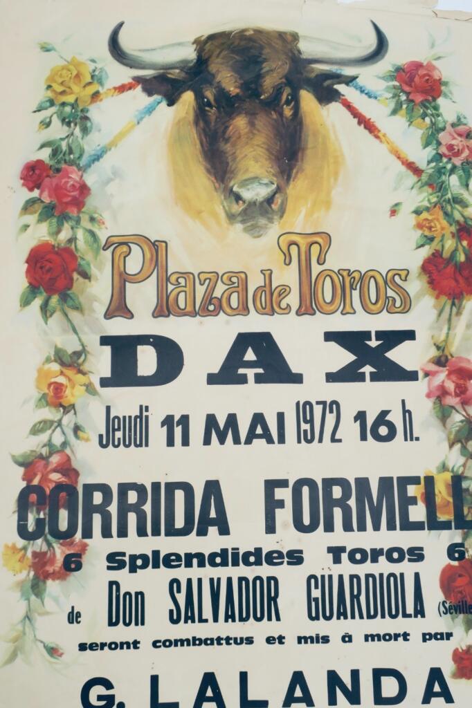 Corrida DAX corrida de Toros & plaza de Toros 2 affiches 1972