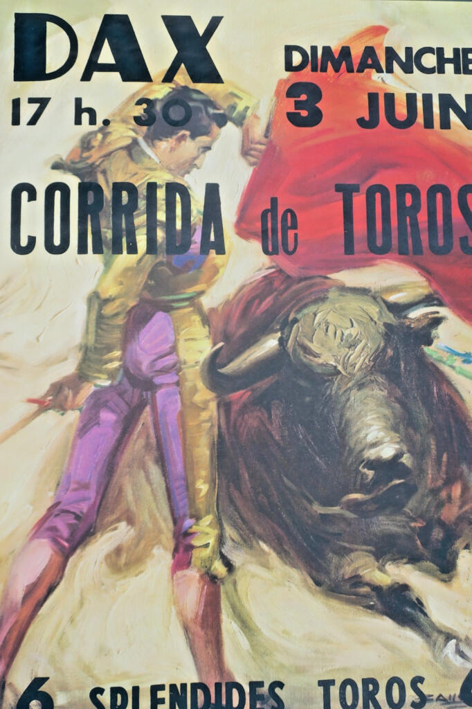 Corrida DAX corrida de Toros & plaza de Toros 2 affiches 1972